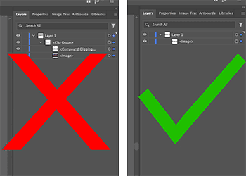 You do not need to mirror your designs
